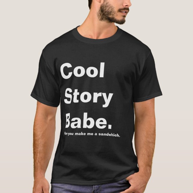 T-shirt Faites-moi un sandwich (Devant)