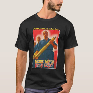 T-shirt Faites MP3 - noir/affiche