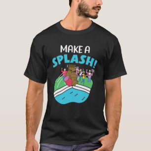 T-shirt Faites Plongée Piscine Piscine Sportive Swimmer Di