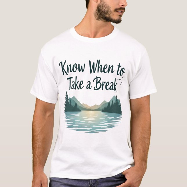 T-shirt Faites une pause (Devant)