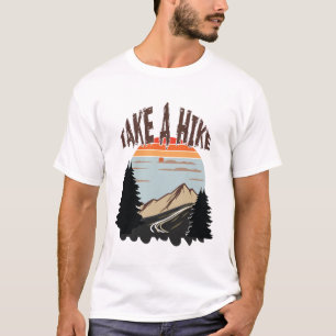 T-shirt Faites une randonnée - Mountain Adventure Design p