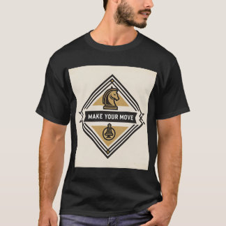 T-shirt Faites Votre Mouvement – Conception de Pièce d'Éch