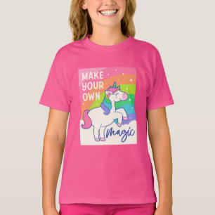 T-shirt Faites votre propre magie Cute Unicorn