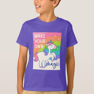 T-shirt Faites votre propre magie Cute Unicorn
