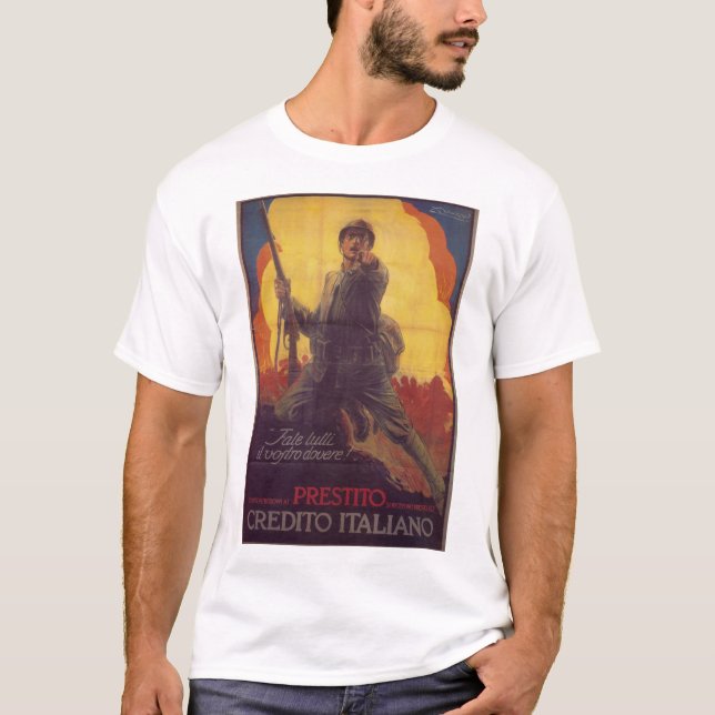 T-shirt Faites-vous affiche entière de propagande de (Devant)