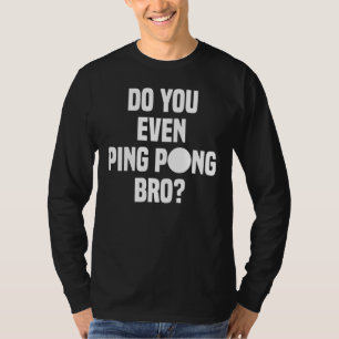 T-shirt Faites-Vous Même Ping Pong Brun