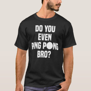 T-shirt Faites-Vous Même Ping Pong Brun