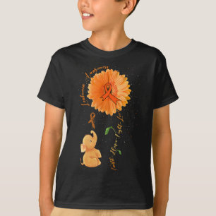 T-shirt Faith Hope combattre l'amour Eléphant Leucémie de