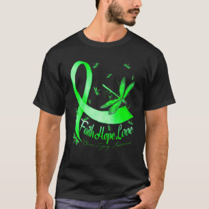 T-shirt Faith Hope Love Cerveau Brain Injury Sensibilisati