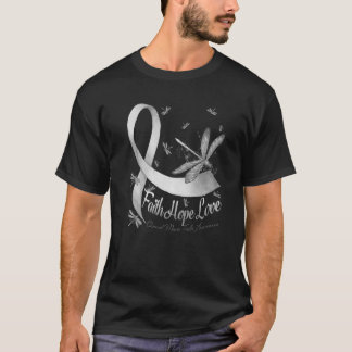 T-shirt Faith Hope Love Charcot Marie Awareness Dragonfly
