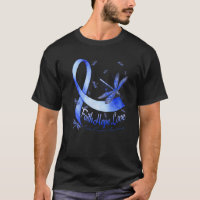 Faith Hope Love Colon Cancer Awareness Dragonfly