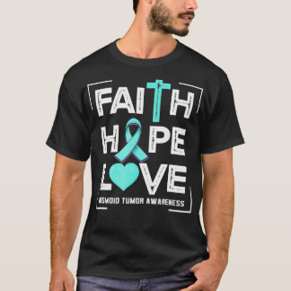 T-shirt Faith Hope Love Desmoid Tumor Awareness 