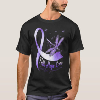 T-shirt Faith Hope Love Irritable Bowel Syndrome Sensibili