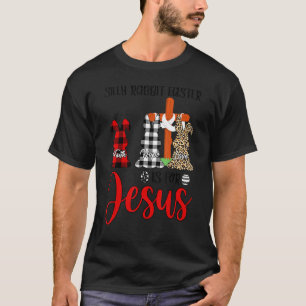 T-shirt Faith Hope Love Silly Rabbit Pâques est pour Jésus