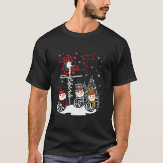 T-shirt Faith Hope Love Snowman