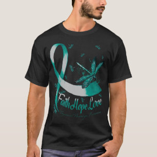 T-shirt Faith Hope Love Trigeminal Neuralgie Sensibilisati