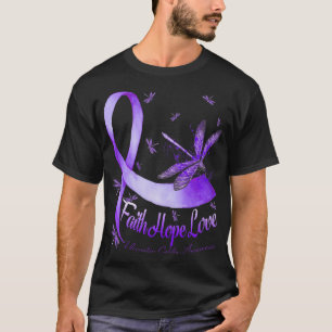 T-shirt Faith Hope Love Ulcerative Colitis Awareness Drago
