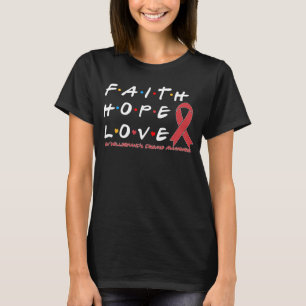 T-shirt Faith Hope Love Von Willebrand