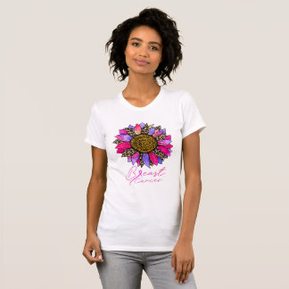 T-shirt Faith Hope Survivante Sensibilisation au cancer du
