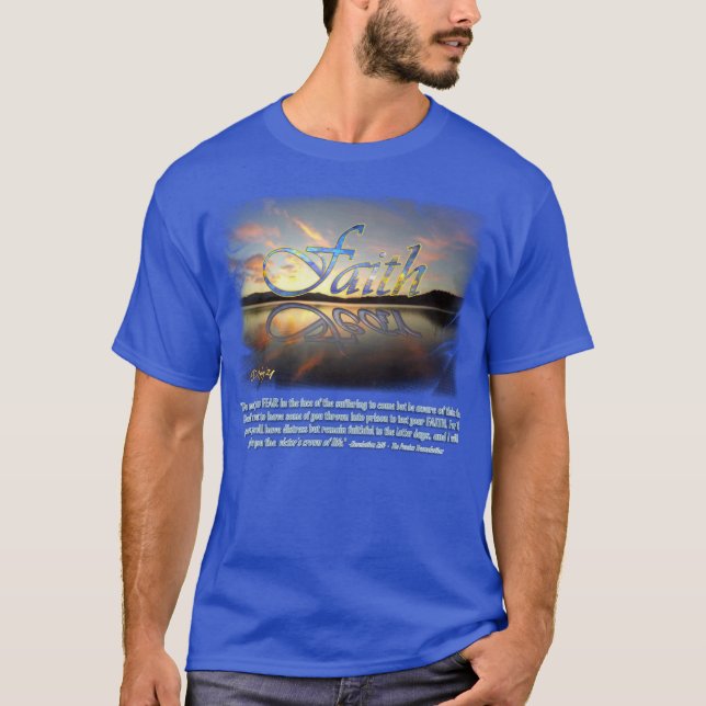 T-shirt Faith Over Fear (avec verset)  (Devant)