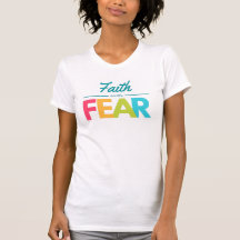 Faith Over Fear Multi Color Bold Font Style