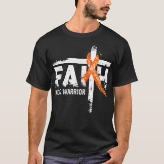 T-shirt Faith TDAH Sensibilisation Orange Ruban Christian 