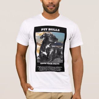 T-shirt Faits de pitbull