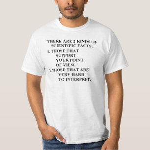 T-shirt faits scientifiques
