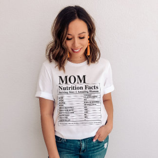 T-shirt Faits sur les mamans pour la fête des mères