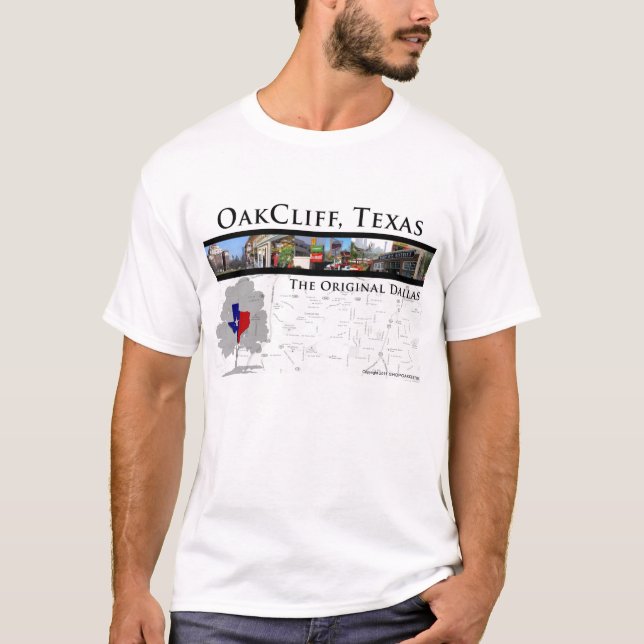 T-SHIRT FALAISE DE CHÊNE, LE TEXAS - L'ORIGINAL (Devant)