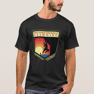 T-shirt Falaise d'escalade inconcevable de la folie Guilde