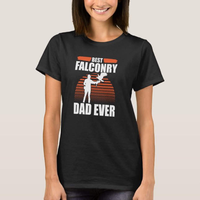 T-shirt Falconer Chasseur Falconer Tracker Chasse au canar (Devant)
