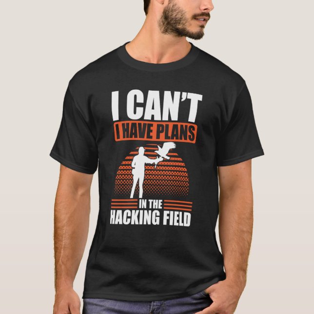 T-shirt Falconer Falcon Hunter Falconer Tracker Duck Hunte (Devant)