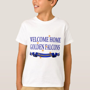 T-shirt Falcons d'or à la maison bienvenus