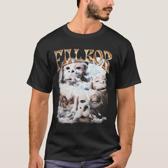 T-shirt Falkorhe Never Ending Story retro (Devant)