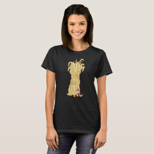 T-shirt Fall Chipmunk Et Haystack
