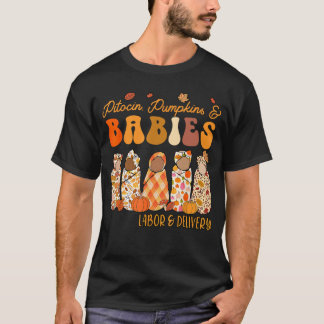 T-shirt Fall Labor and Delivery Halloween Ld Nursehanksgiv