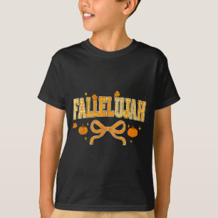 T-shirt Fallelujah automne feuilles d'automne femmes Cute