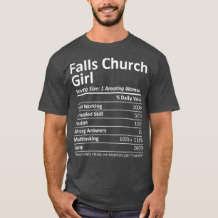 T-shirt FALLS CHURCH GIRL VA VIRGINIA Funny City Home