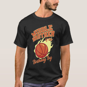 T-shirt Fami, Le Frère Central De L'Anniversaire De Basket