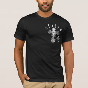 T-SHIRT FAMIGLIA ITALIEN RISPETTO LEALTA - EN ITALIEN