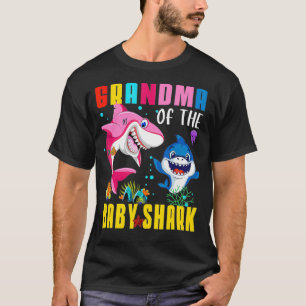 T-shirt FAMILLE 365 Grand-Mère Du Bébé Shark Tee Anniversa