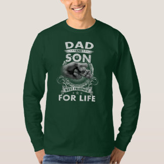 T-shirt Famille 365 Meilleurs Amis Pour La Vie De Papa Et
