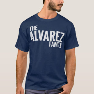 T-shirt Famille Alvarez Nom Alvarez Dernier na