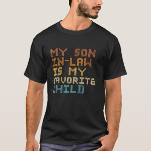 T-shirt Famille Amusante Mon Fils En Droit Est Mon Enfant 