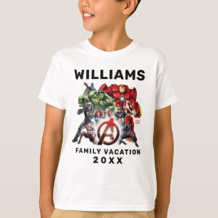 T-shirt famille Avengers