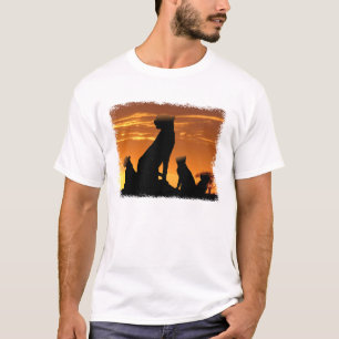 T-shirt Famille Cheetah
