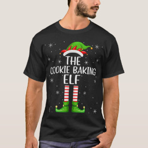 T-shirt Famille Correspondant Le Cookie Baking Elf Noël
