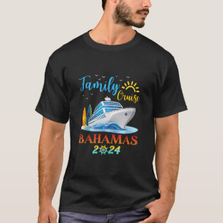 T-shirt Famille Croisière Bahamas 2024 Escadrons jumelés v