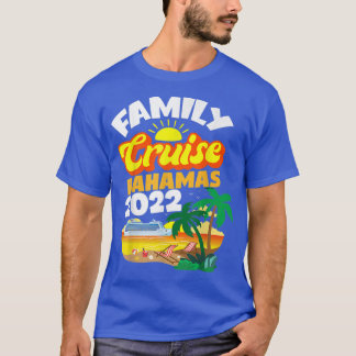 T-shirt Famille Croisière Bahamas Hommes Femmes Garçons Fi